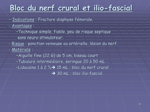 Sédation et Analgésie en situation de catastrophe ou d'exception