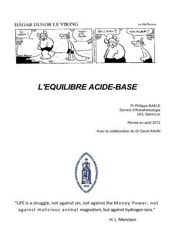 Équilibre Acide-Base - virtanes