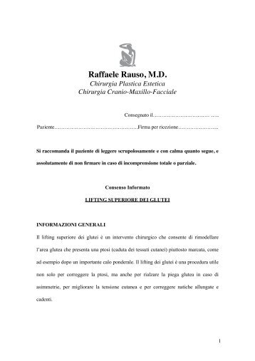 Lifting_glutei - Dr. Raffaele Rauso