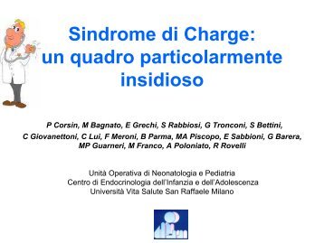 Sindrome di Charge: un quadro particolarmente insidioso - Sipps