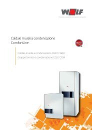 Caldaie murali a condensazione ComfortLine - WOLF Italia