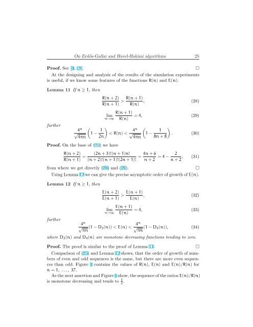 On Erd˝os-Gallai and Havel-Hakimi algorithms