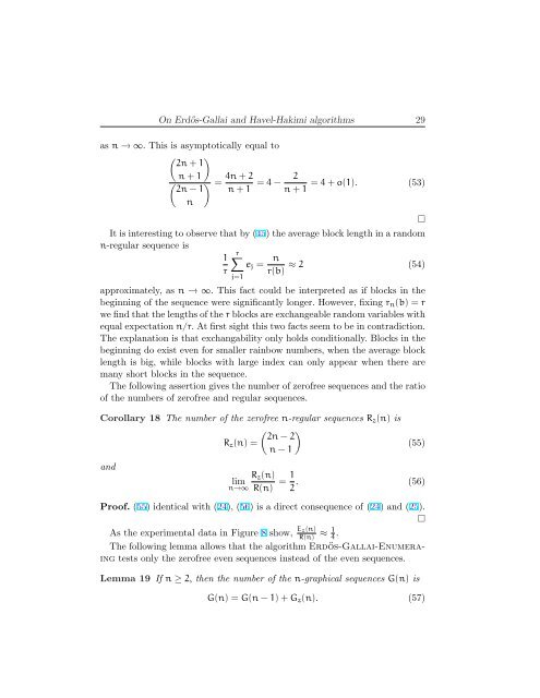 On Erd˝os-Gallai and Havel-Hakimi algorithms