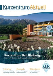 Kurzentrum Bad Bleiberg Noch mehr Komfort durch ... - AnlagePlus