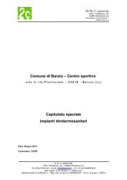 Capitolo speciale e computo metrico - Comune di Barzio