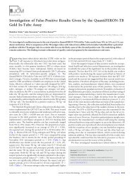 Investigation of False-Positive Results Given by the QuantiFERON ...