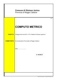 computo metrico.pdf - Provincia di Reggio Calabria