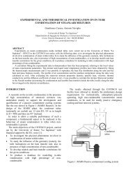 experimental and theoretical investigation on in-tube ... - La Sapienza