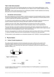 Tube in tube test procedure 2 Physical basics - Bedea Berkenhoff ...