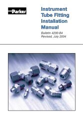 Instrument Tube Fitting Installation Manual Instrument Tube ... - Restek