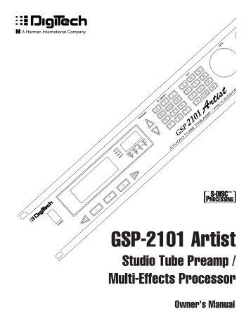 GSP-2101 Artist - Tube-Tester