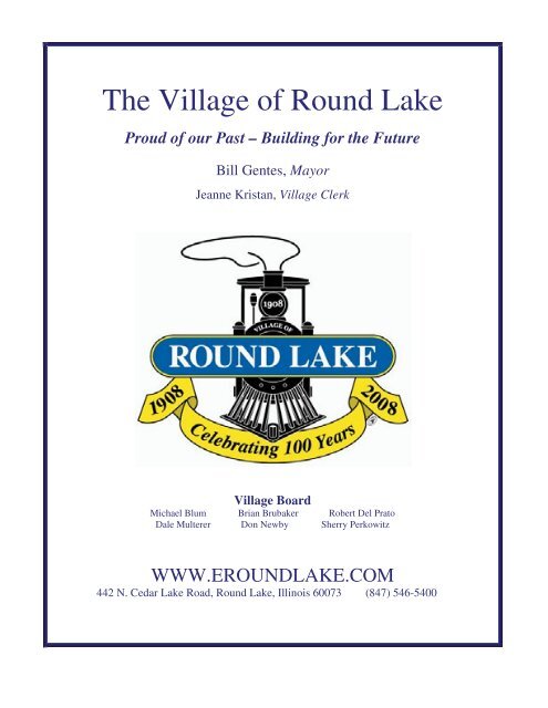 round lake history - Pioneer Press Communities Online