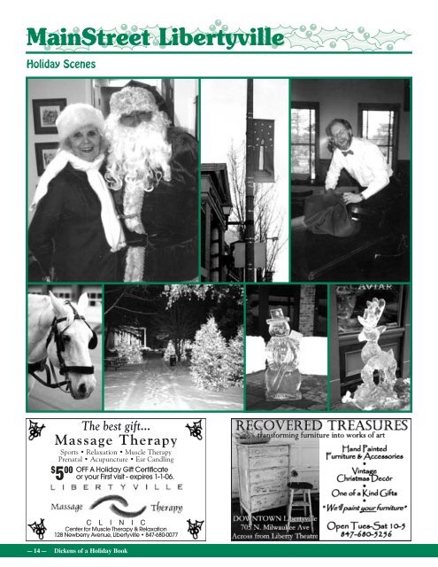 MainStreet Libertyville Dickens of a Holiday Book 2005