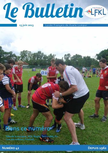 Le bulletin de la semaine - Lycée Français Kuala Lumpur