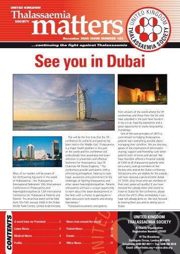 See you in Dubai - United Kingdom Thalassaemia Society