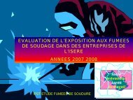 Etude d'évaluation d'exposition aux fumées de soudage en ... - Carsat