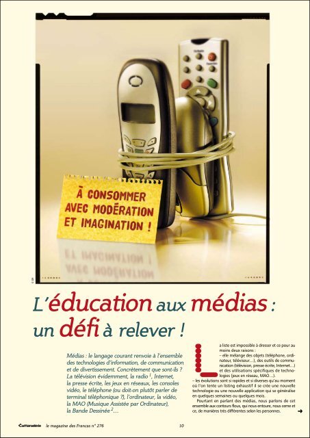 Camaraderie n°276.pdf - Portail éducation - les Francas