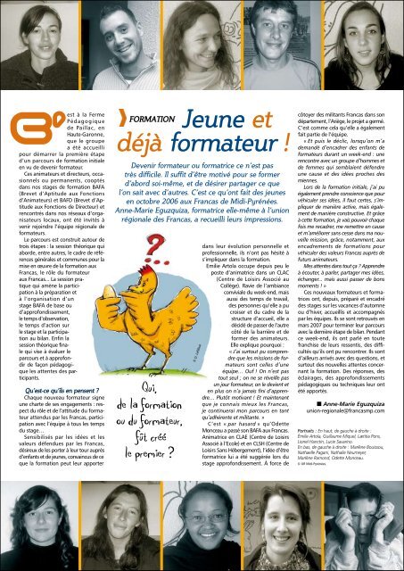 Camaraderie n°276.pdf - Portail éducation - les Francas