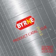product cataloque - Byrne Equipment Rental LLC