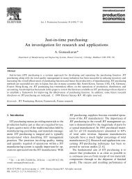 Just-in-time purchasing: An investigation for research and ... - GRACO