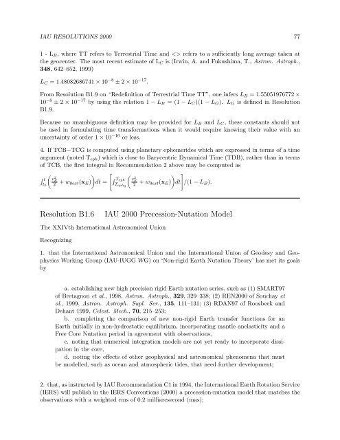 USNO Circular 179 - U.S. Naval Observatory