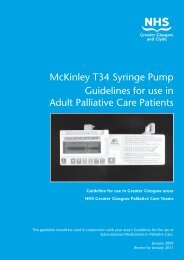 McKinley T34 Syringe Pump Guidelines for use in Adult Palliative ...