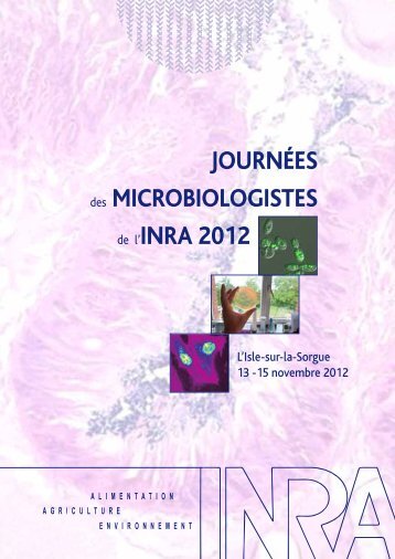 JOURNÉES des MICROBIOLOGISTES de l'INRA 2012 - Contact