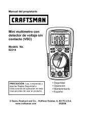 Mini multímetro con detector de voltaje sin contacto (VSC) - Sears