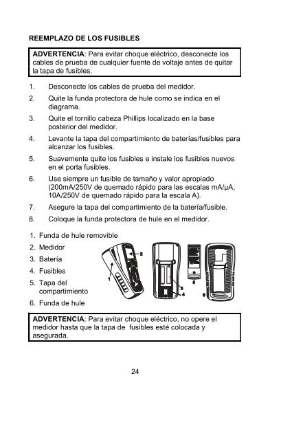 Mini multímetro con detector de voltaje sin contacto (VSC) - Sears