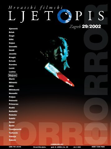 Zagreb 29/2002 Hrvatski filmski - HFS