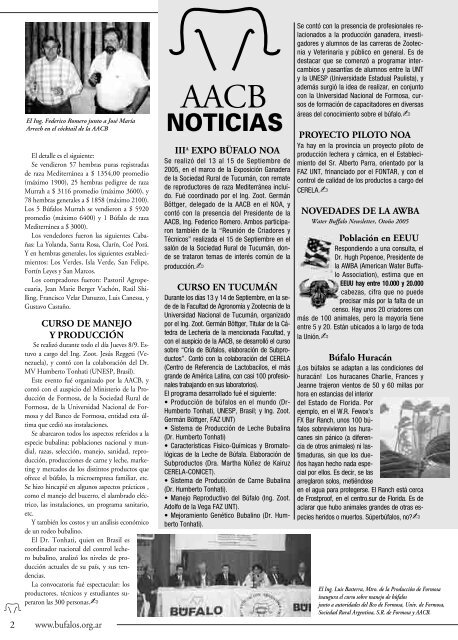 Boletin 12 - Asociación Argentina de Criadores de Búfalos