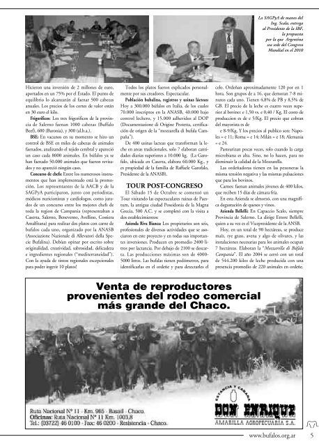 Boletin 12 - Asociación Argentina de Criadores de Búfalos