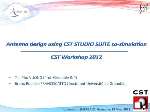 Diapositive 1 - CST