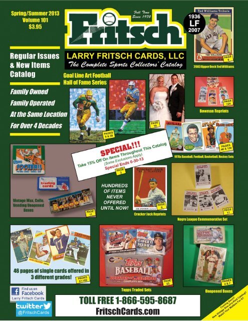 Click Here to View the Catalog Online - Larry Fritsch Cards, Inc.