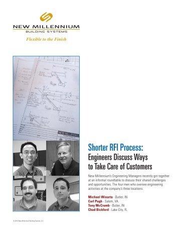 Shorter RFI Process - New Millennium Building Systems