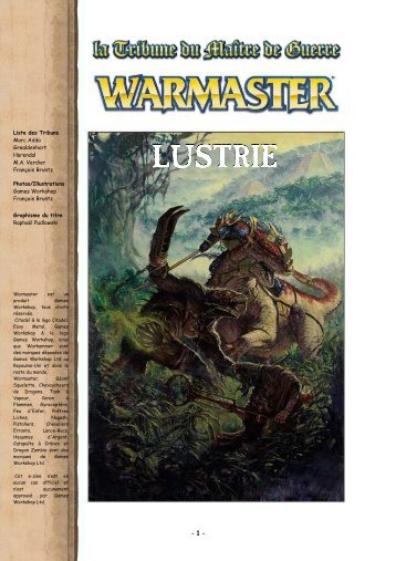 Warmaster Contrées - Lustrie