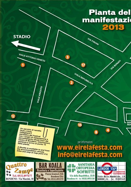 Eire! Festival di Musica Irlandese - Bondeno  23-24-25 Agosto 2013