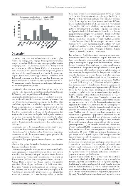 Envenimations en Afrique francophone : actes du deuxième ... - IRD