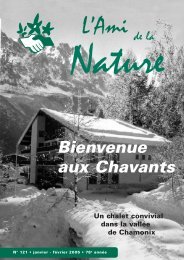 Bienvenue aux Chavants - Union touristique Les Amis de la nature