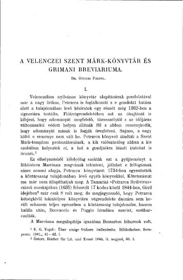 A velencei Szent Márk-könyvtár és Grimani breviariuma - EPA
