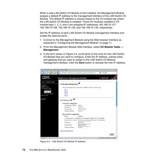 The IBM eServer BladeCenter JS20 - IBM Redbooks