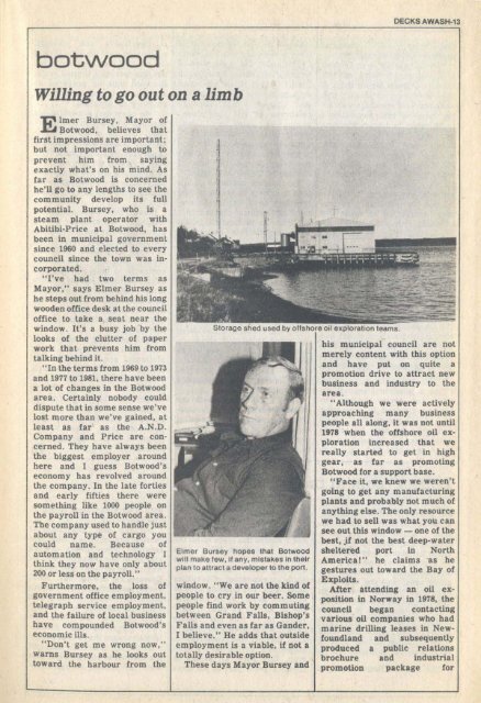 vol. 10, no.5, october 1981 - Memorial University of Newfoundland