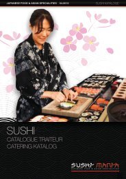 CATALOGUE TrAiTEUr CATErinG kATALOG - Sushimania