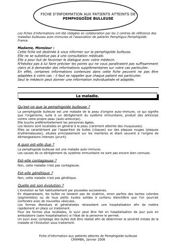 FICHE D'INFORMATION AUX PATIENTS ... - CHU de Rouen