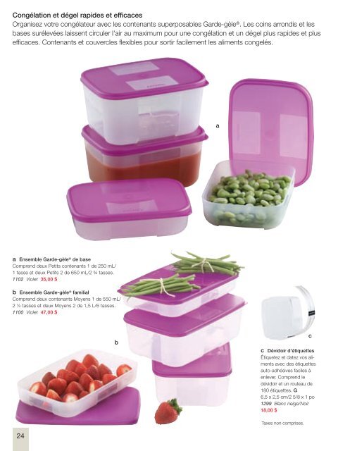 saveur du renouveau - Party Tupperware