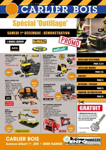 Spécial 'Outillage' - Carlier bois