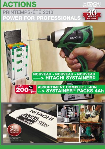Télécharger (PDF - 25MB) - Hitachi Power Tools Belgium