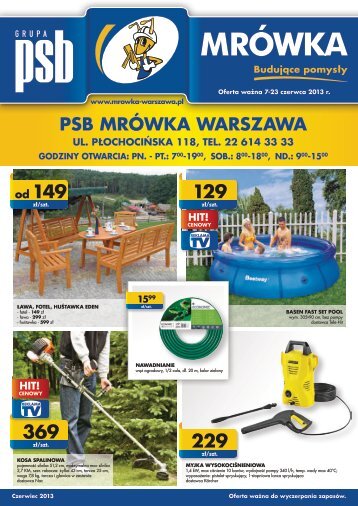 Oferta ważna od 07 do 23 czerwca 2013r. PDF 5.42 MB - Mrówka ...