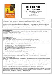 Fiche film : KIRIKOU et la sorcière