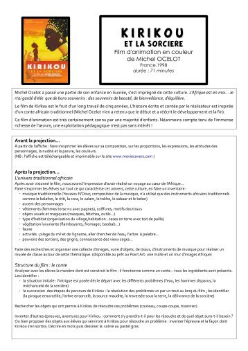Fiche film : KIRIKOU et la sorcière